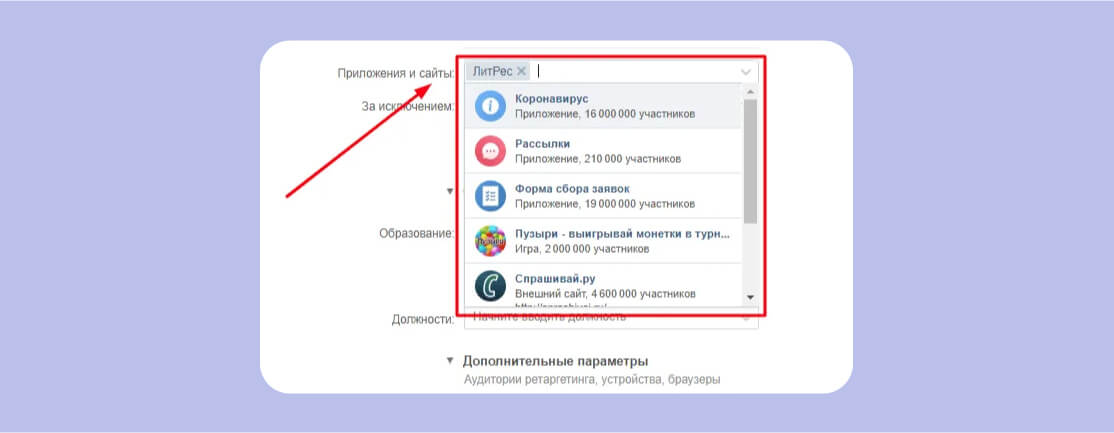 Виды таргетинга: таргетинг на участников